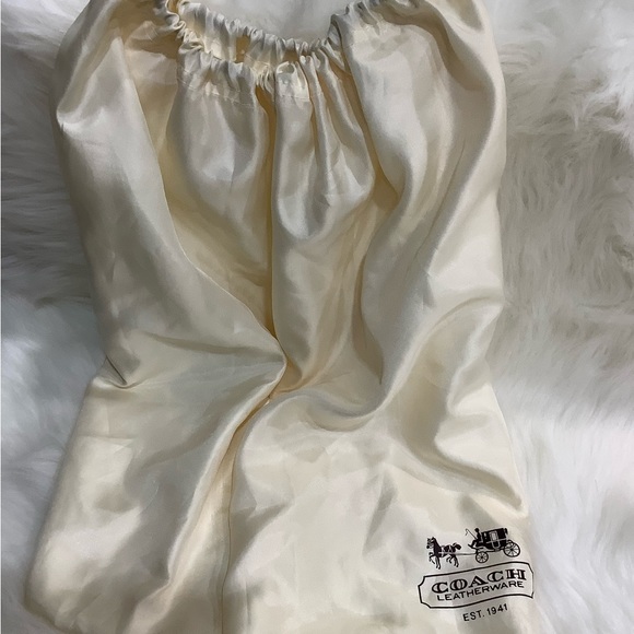 Extra Large👛Coach Satin Dust Dag - Picture 5 of 5